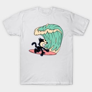 Big Wave Attack Felix the Cat T-Shirt